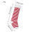 4 Stück gemütliche Woll-Weihnachtsstrümpfe, weiche Wintersocken 3