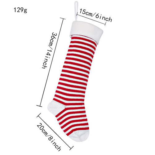 4 Stück gemütliche Woll-Weihnachtsstrümpfe, weiche Wintersocken 2