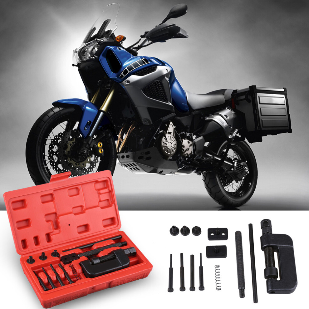 13Pcs Bike Chain Rivet Cutter Tool Kit For 420-630 Chains With Case 8211358552048
