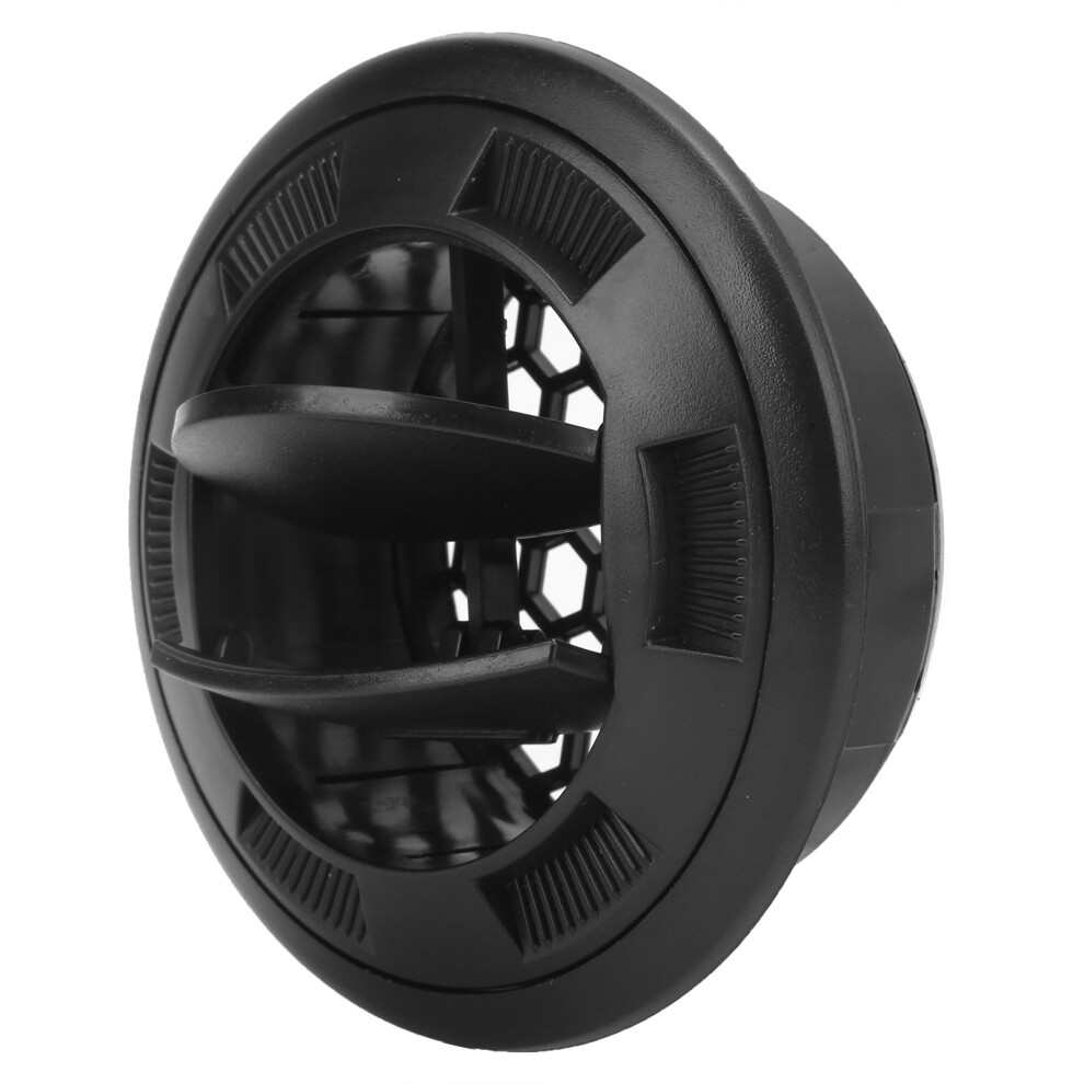 Bus Rv Air Conditioner Outlet 100/75Mm Black Round Grille For Electric Vehicles 8351358552485