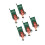 5Pcs Large Hanging Christmas Stocking Unique Long Legged-Elk 1