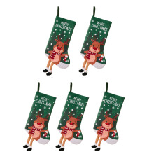 5 stuks unieke kerstkousen met lange benen in-Elanden