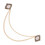 Broche Vintage Com Corrente E Para De Trajes Casuais 1