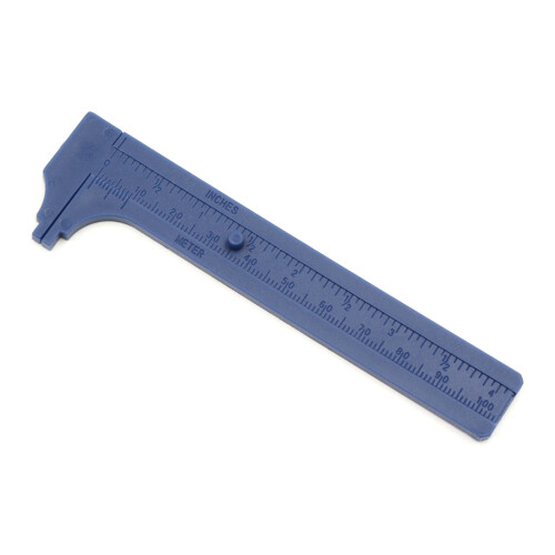 Plastic Vernier Calipers Mini Sliding Gauges Pocket Vernier