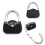 Foldable Purse Hook Holder Portable Handbag Hangers Table-Pink 5