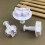 3 Pcs/Set for Butterfly Shape Plunger Fondant Decorating Sugar 4