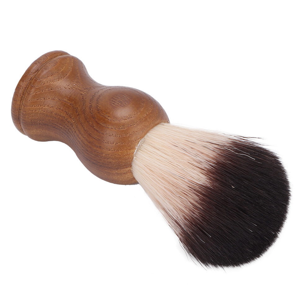 Portable Shaving Brush with Wood Handle for Home & Salon Use