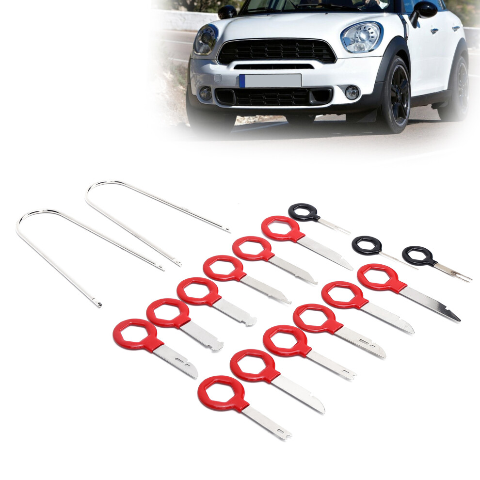 17pcs Car Radio Removal Keys Kit for Stereo Disassembly, Metal + ABS-image-OPC-PMSC7TW-NEW