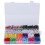 Colorful 6mm Bead Kit: 12 Pearl Rectangle Beads & Elastic Thread Set 15