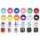 Colorful 6mm Bead Kit: 12 Pearl Rectangle Beads & Elastic Thread Set 11