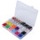 Colorful 6mm Bead Kit: 12 Pearl Rectangle Beads & Elastic Thread Set 14