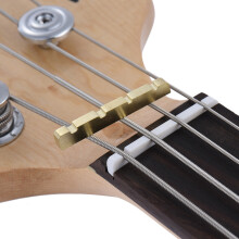 Vorgespitzter Messing-Saiten-Nuss für 4-Saiter E-Bass, 383,66,3 mm