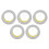 5 Rollen doppelseitiges Klebeband, transparent, 6