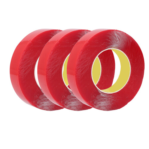 3 Rollen doppelseitiges Acryl-Klebeband, 2-seitig 2