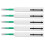 5 Stück Glasfaser-Stecker-Reinigungsstift, über 1