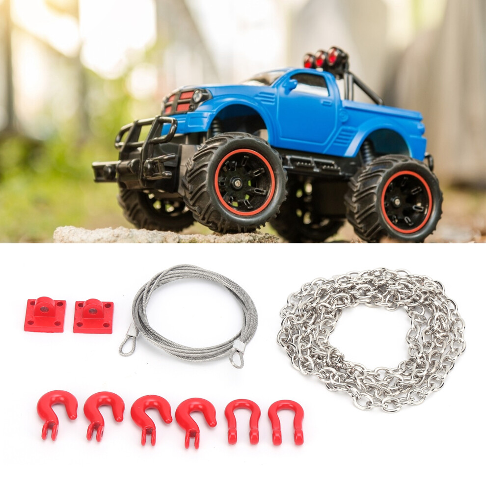 High Quality Rc Tow Chain & Shackle - Fits 1/10 Rc Crawler Models 9311358556622