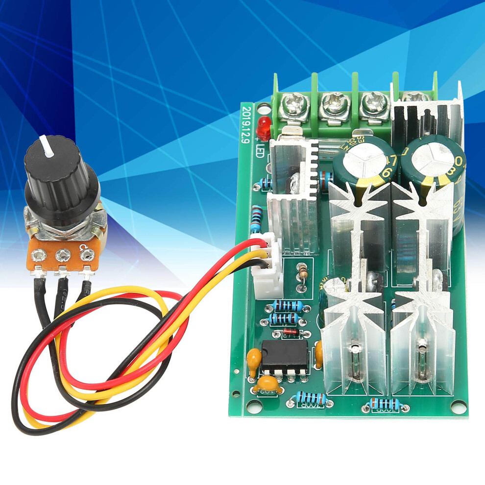 Motor Speed Controller Pwm Switch 10Vâ60V 20A Current Regulator For Dc Motors 7651358556843
