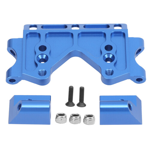 Aluminium bleu Slash 2WD 1/10 bulkhead avant 39g 1