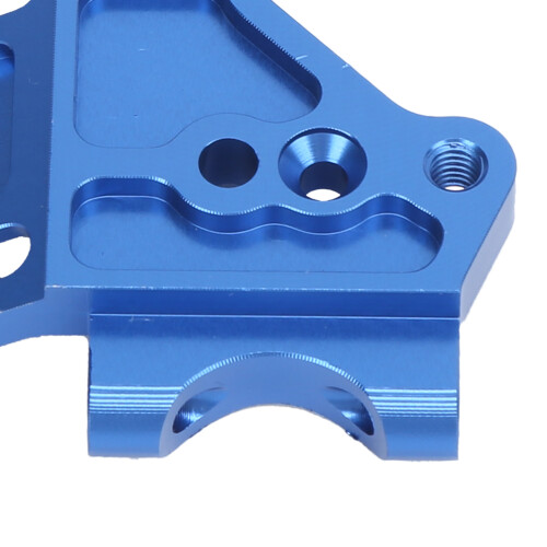 Aluminium bleu Slash 2WD 1/10 bulkhead avant 39g 2