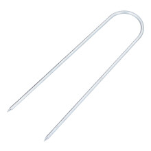 4PCS Stainless Steel U-Shaped Lawn Ground Staples, Secure Turf & Garden