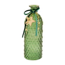 Dekorative Glasvasen für Trockenblumen, Kerzen,-Große grüne Vase
