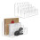Minimalistischer Büro-Postsortierer, 3-lagiges Fach, 4
