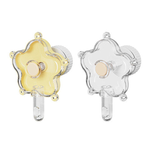 Roue de recherche de nourriture rotative,-jaune transparent c