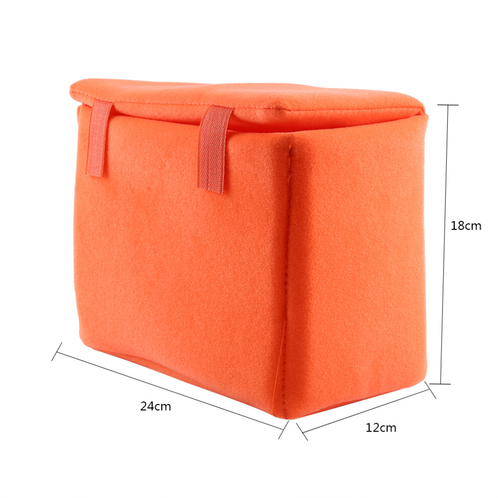 Camera Insert Bag Padded Dslr Camera Case Compact & Protective Orange 4691358558822
