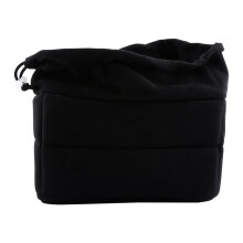 Langlebige schwarze, geteilte Kamerafuttertasche zur DSLR-Schutz