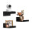Compact Wall Shelf Multifunctional Organizers for-Black 1