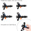 Strong Plastic Sprinkler Twin Nozzle Comprehensive Coverage 26ft 5