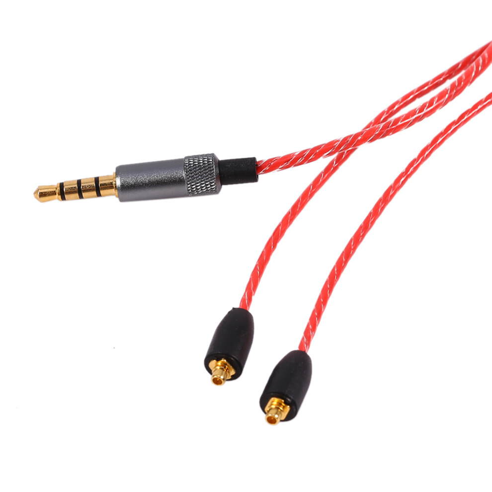 High-Quality 3.5Mm Mmcx Audio Cable For Se215 Se425 Se535 Headphones Red 4401358560141