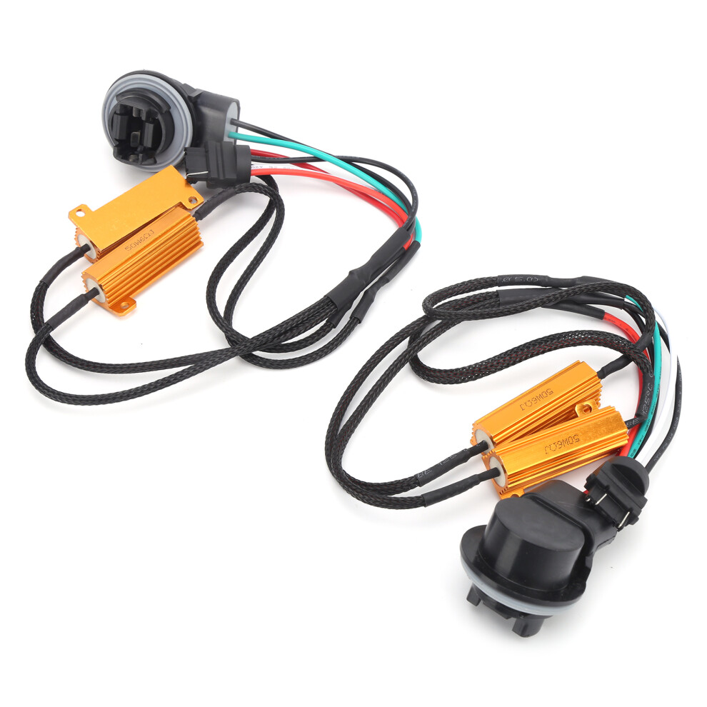 50W Led Decoder Resistors For Canbus Error-Free Car Headlights 2Pcs 4381358559966