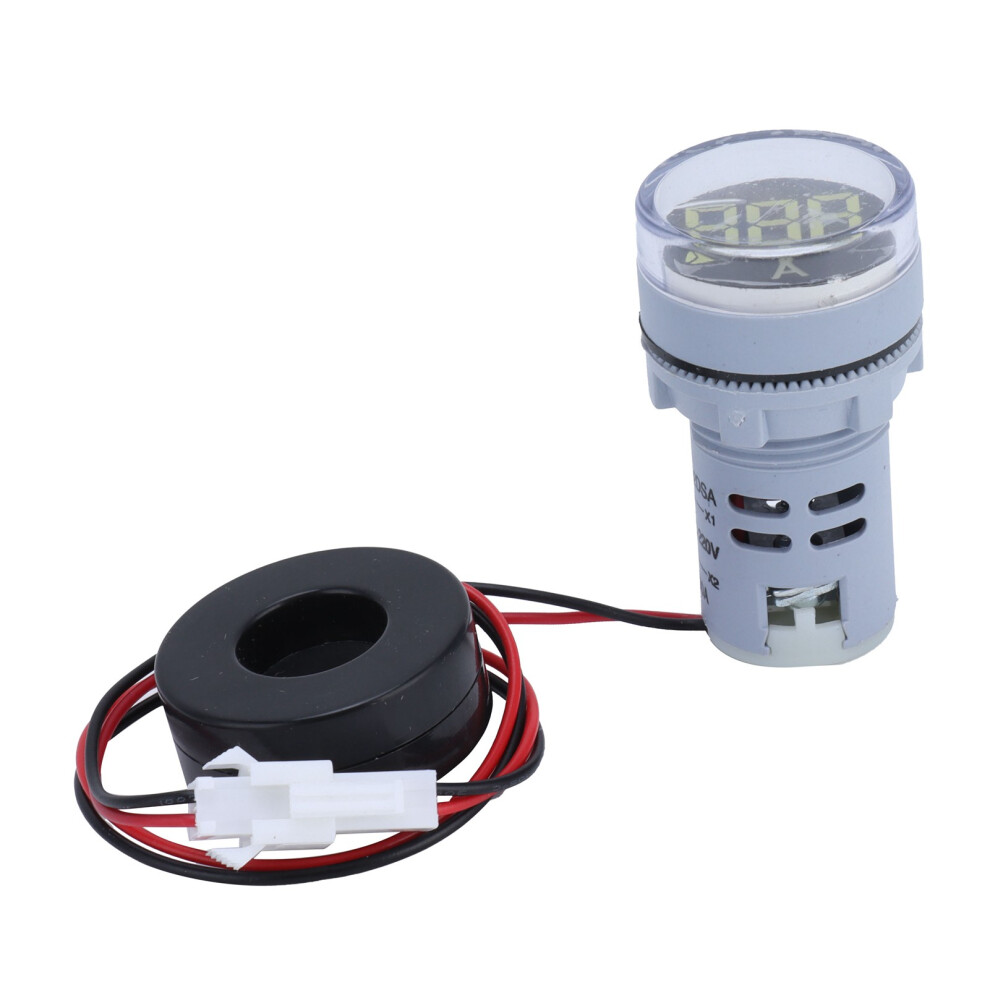 Digital Current Meter Ad16-22Dsa 0-100A 220V Ac Signal Indicator Light 4661358561085