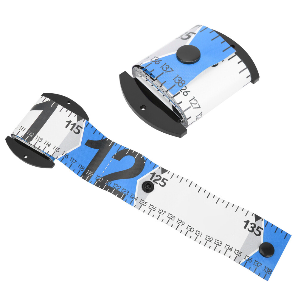 138Cm Waterproof Fish Measuring Ruler, Blue, Pvc, 8X5.5cm 3661358561710