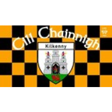 Ireland County KILKENNY 5 x 3 ft CHEQUERED Flag County  English & Irish