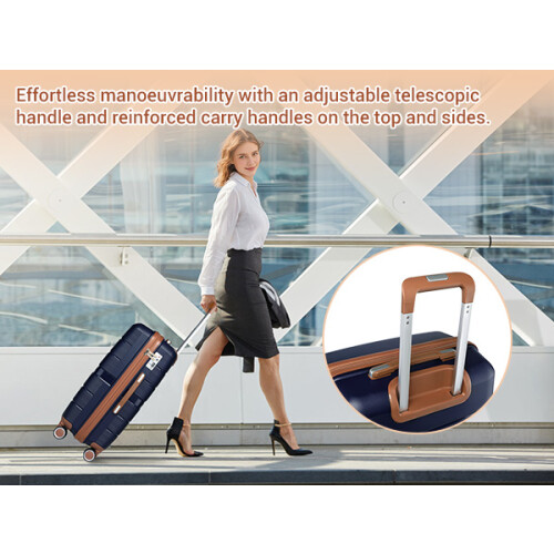 24inch British Traveller Luxury LuggageHard Shell Suitcase 2