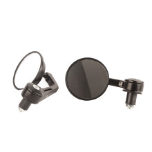 3" Waterproof Motorcycle Bar End Side Mirrors for 22mm Bar Fit Yamaha