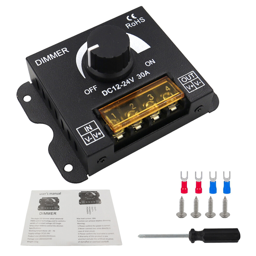 DC 12-24V Light Stepless Dimmer Switch Dimming Controller Regulator-image-OPC-PMSCN2P-NEW