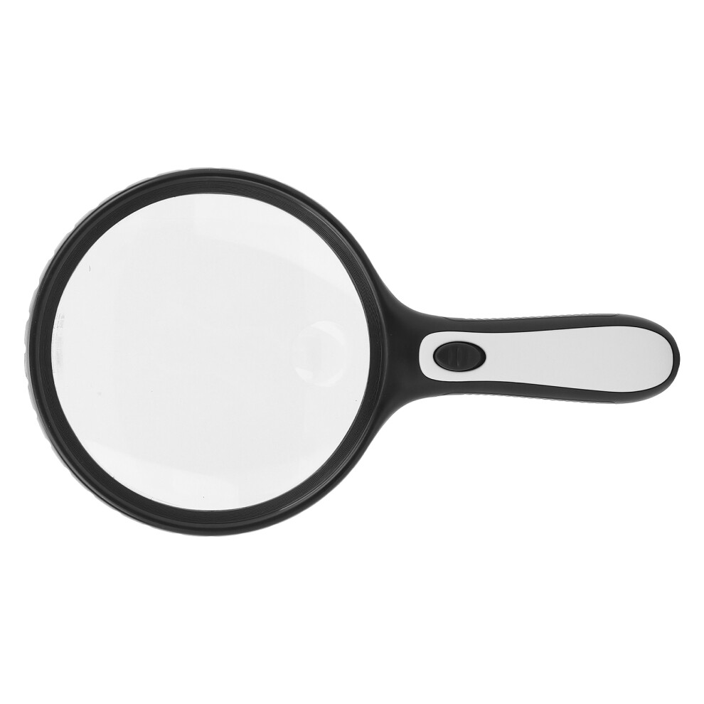 LED Magnifying Glass Handheld 3x/6x Illumination for Reading & Inspection