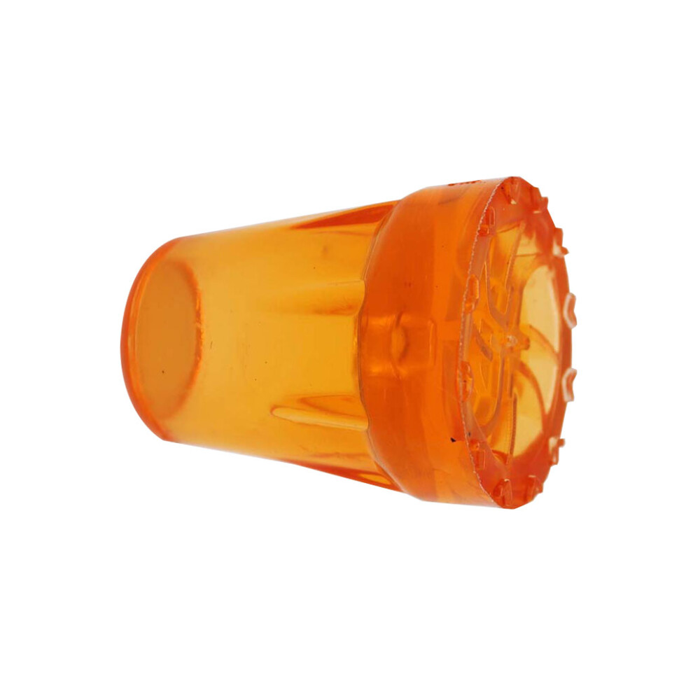 (Orange, 19 Holes) 4 Pack Crutches Feet Pad Wear-Resistant Hiking Stick Tool Replacement-image-OPC-PMSCVHZ-NEW