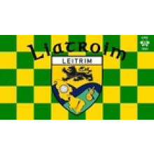 Ireland County LEITRIM 5 x 3 ft CHEQUERED Flag County  English & Irish