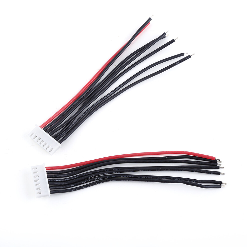 Rc Balance Charger Silicone Cable 10Pcs 10Cm 22Awg For 2-6S Lipo Packs 4641358563975