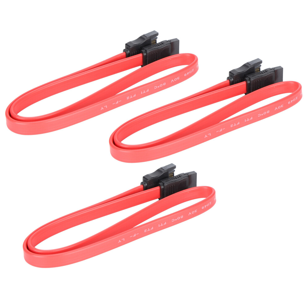 10Pcs Sata 7Pin Male To Female Data Cables For Ssd External Hard Drive 19.7In 9471358565717
