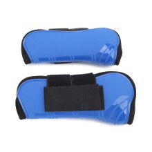 Blue L Horse Tendon Boots PU Thicken Shell for Jumping Riding Competition