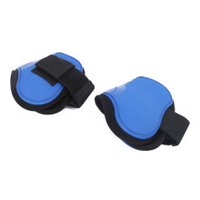 Blue XL Horse Tendon Boots PU Thick Shell for Jumping, Riding, Competition