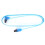 SATA 3.0 SolidState Datenkabel Transparent Blau 50cm für PC 16