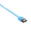 SATA 3.0 SolidState Datenkabel Transparent Blau 50cm für PC 7