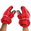 1 Paar rote Eishockeyhandschuhe, Handschutz, 10
