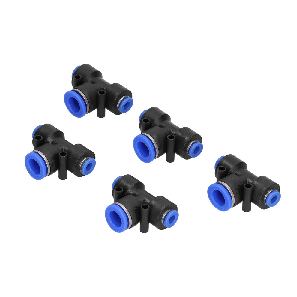 10Pcs Pbt Pneumatic Air Hose T Connection 6Mm/12Mm Push Fit Peg6-12-6 8381358568124